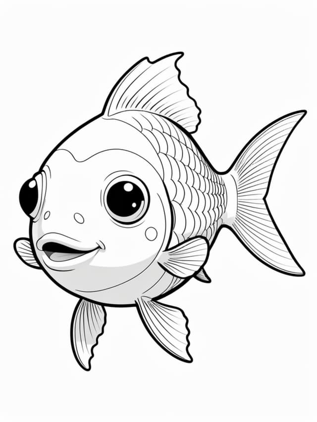 Bug Eyed Cartoon Fish