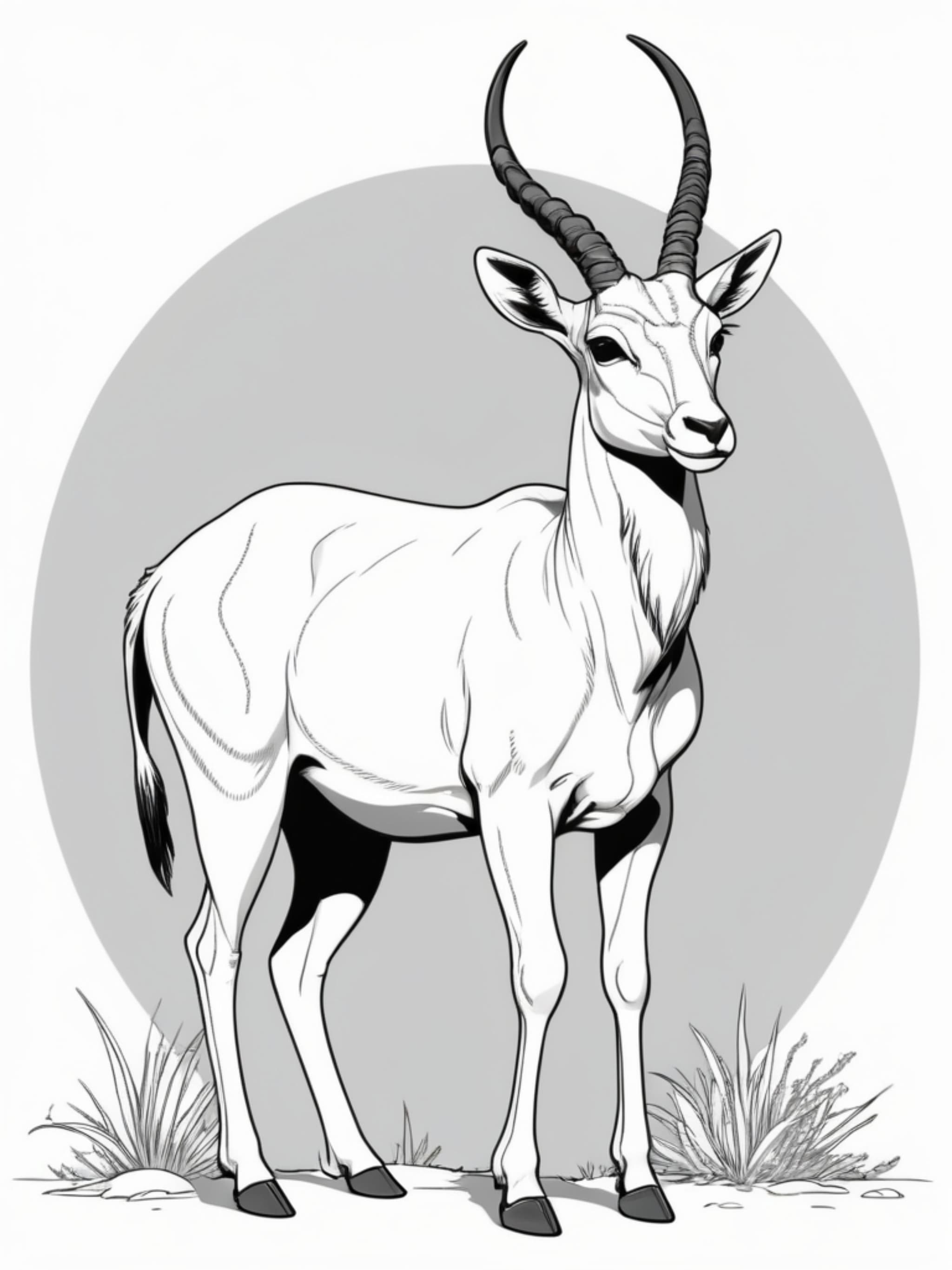 Antelope Male With Horns