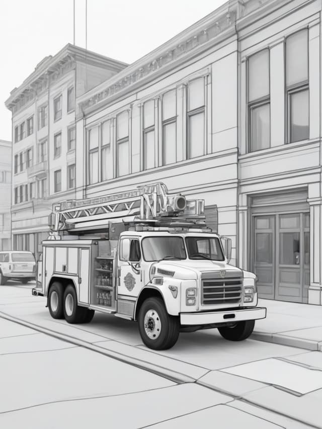 Double Tire Ladder Truck