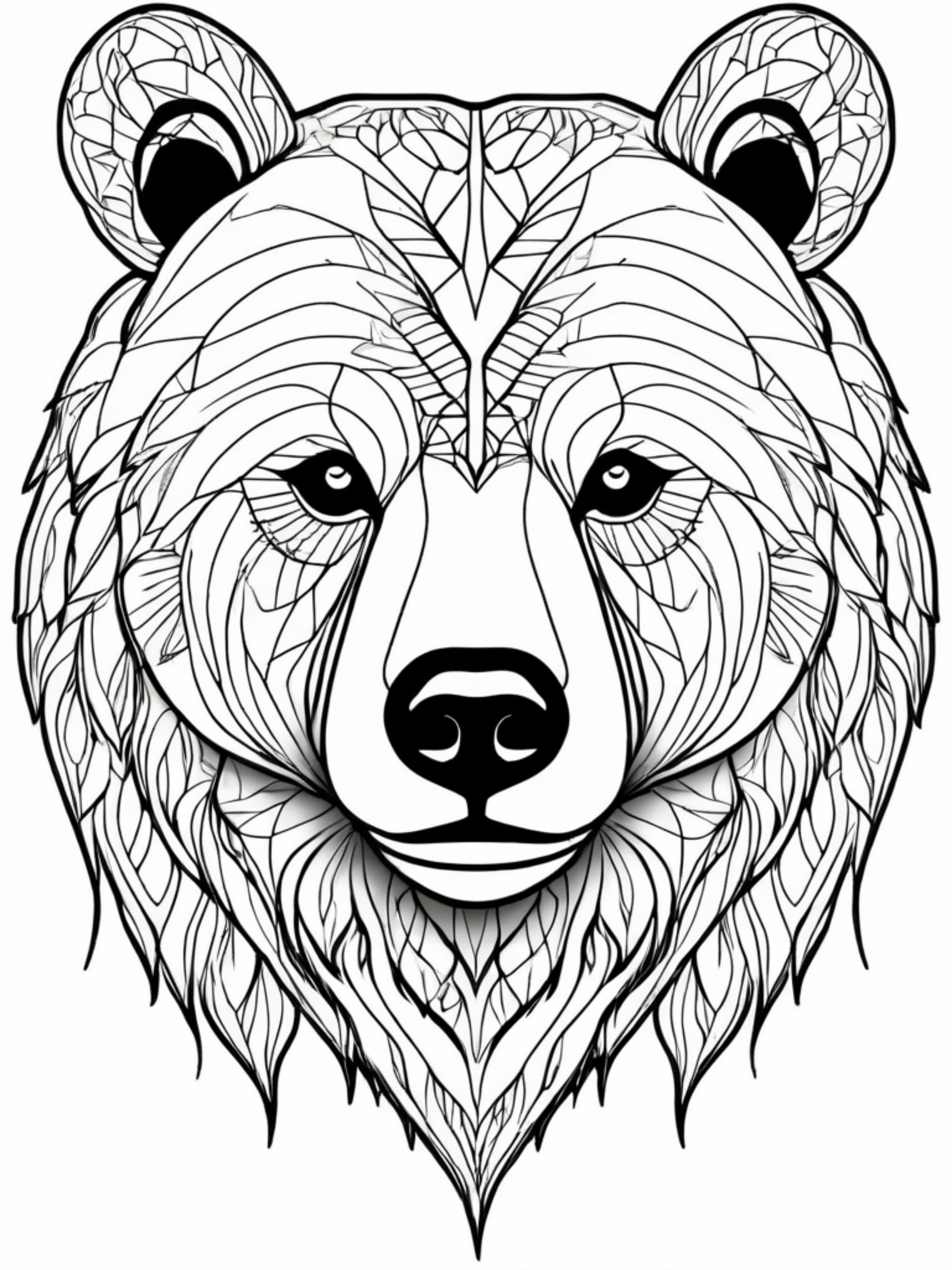 Geometric Patterned Bear