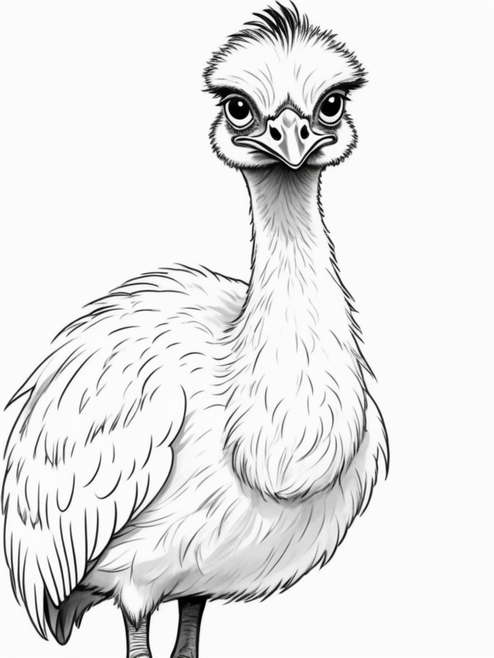 Unimpressed Emu