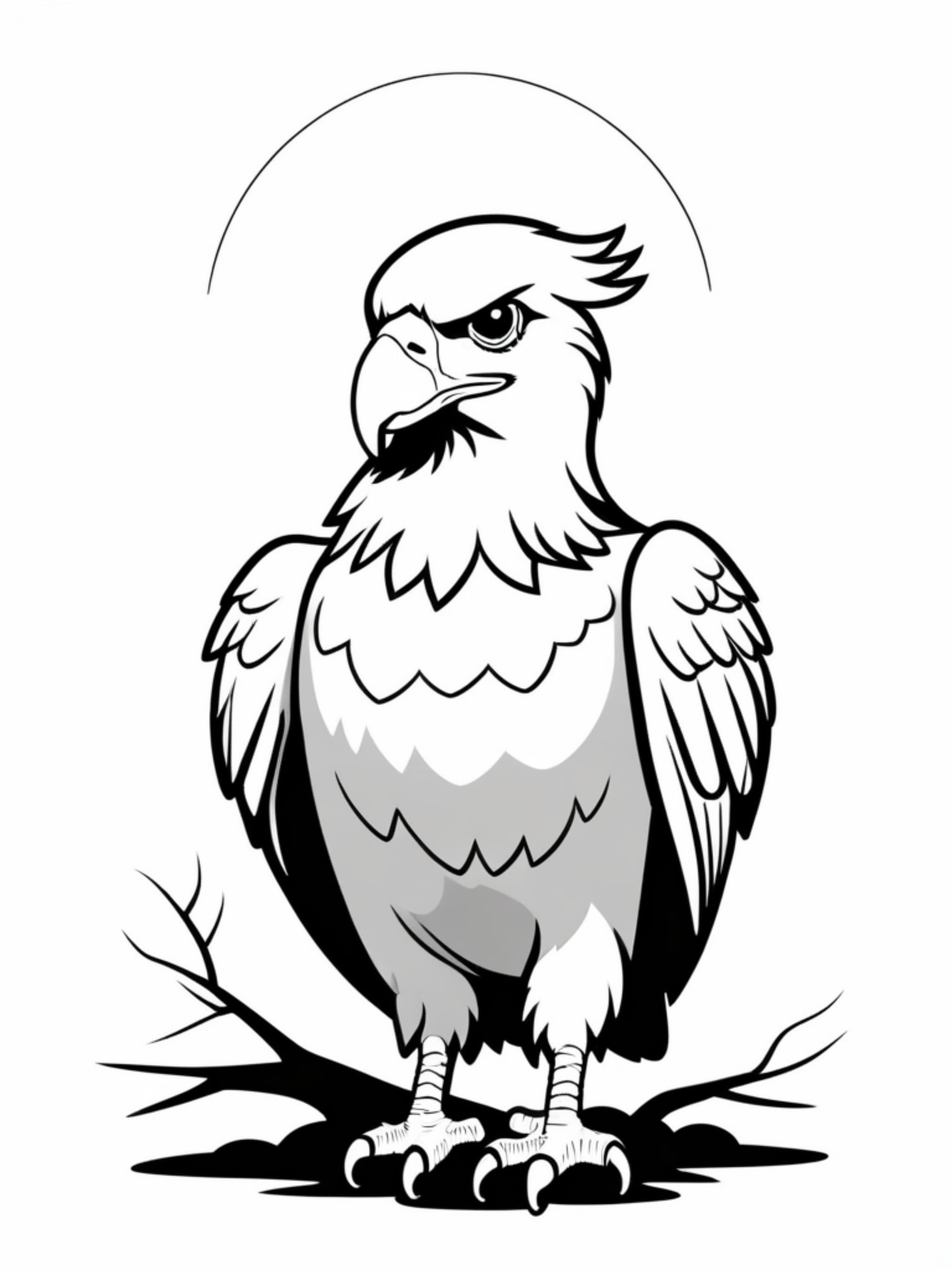 Proud Male Eagle Watching You